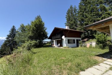 Chalet cocoon sur 1600 m2 de terrain, superbe vue