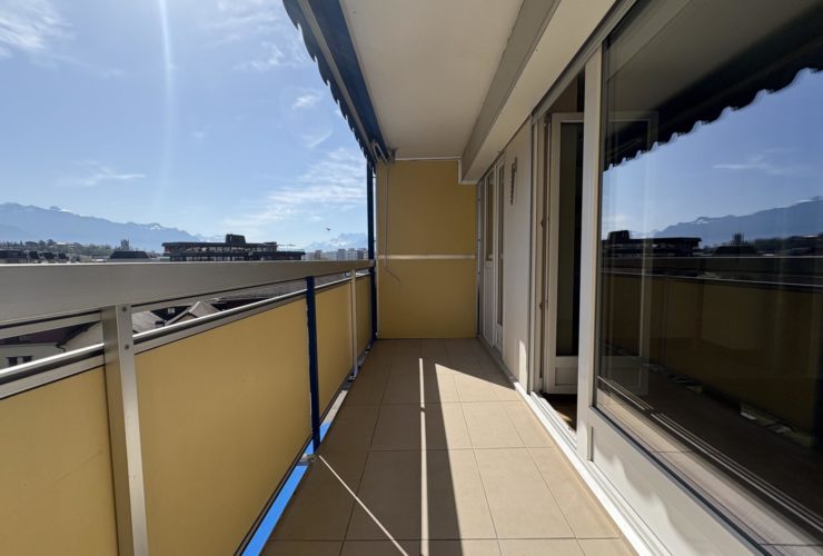 Joli 1.5 pièces avec balcon intégralement rénové