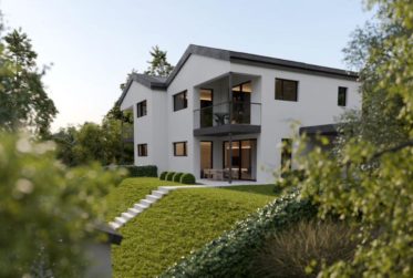 vente sur plan de deux maisons mitoyenne dans environnement résidentiel